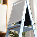 3 In 1 Easel For Kids, With Paper Roll, Adjustable Height | Blue