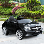 6v Licensed Mercedes Benz Kids Ride On Car W/ Remote Light Music | Black