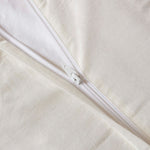 Diamond Cotton Tufted Duvet Cover Set | Super King | White