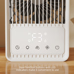 4-in-1 Mini Air Cooler With 7 Colour Rgb Light, Cooling Fan | White