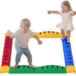 12pcs Kids Balance Beam Stepping Stones With Non-slip Foot Pads