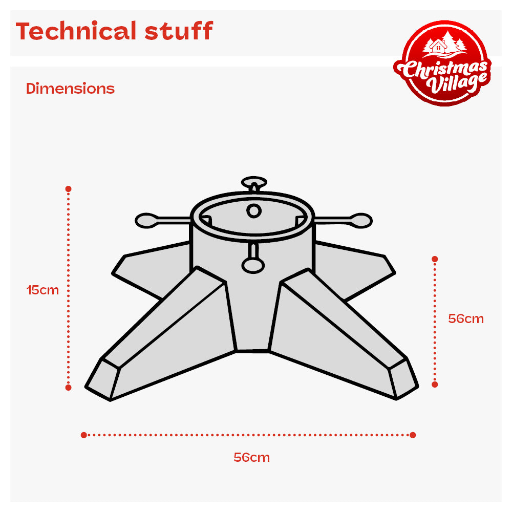Premium Christmas Tree Stand With Adjustable Screws
