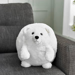 Soft Giant Handwarmer Cozy Plush Polar Bear | 30cm x 30cm | White