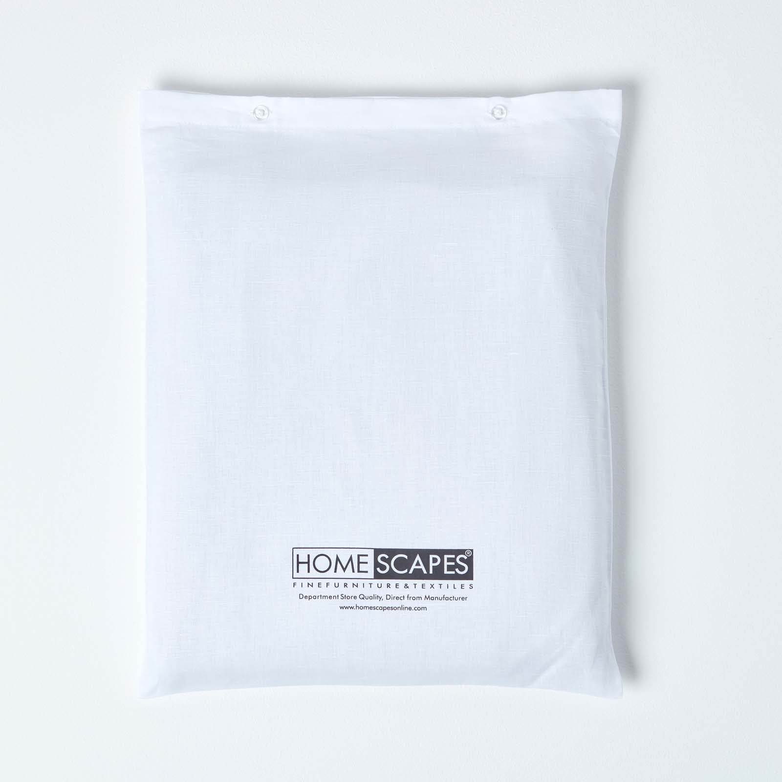 Luxury Linen Fitted Sheet | King | White