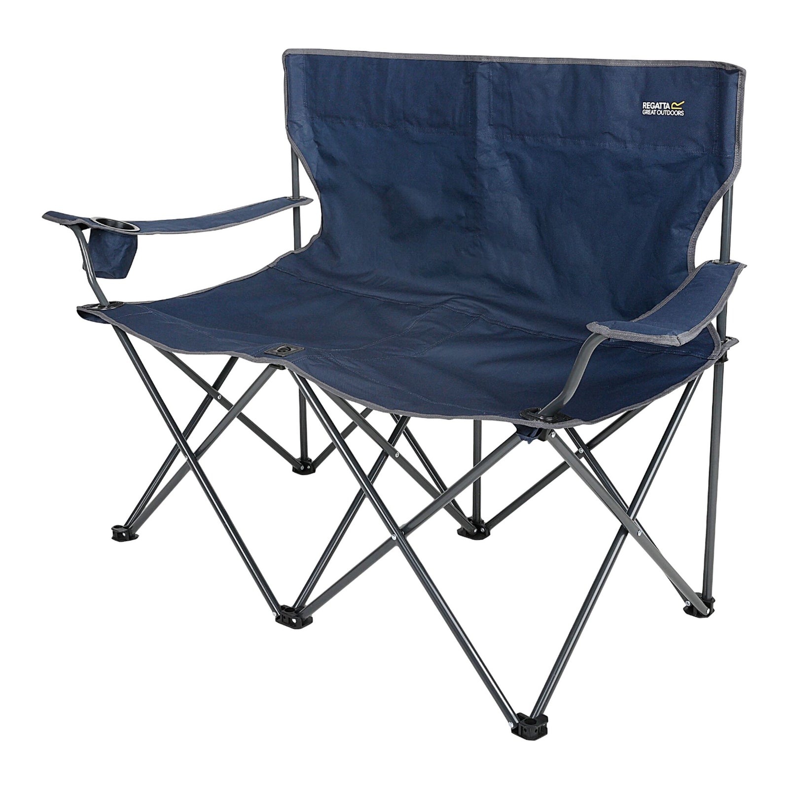 Isla Logo Travel 2 Person Camping Chair | One Size | NavyBlue