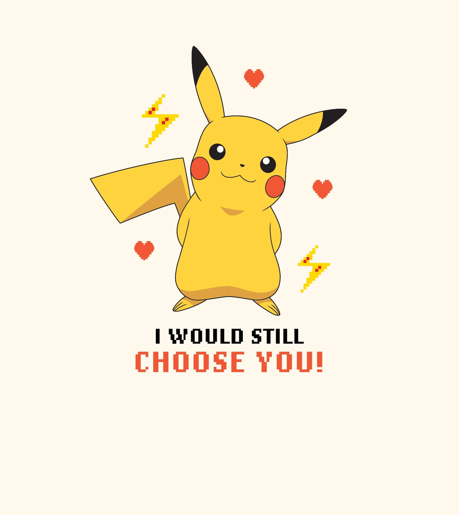 Pikachu 'i Would Still Choose You!' Valentine's Day Card Official Product