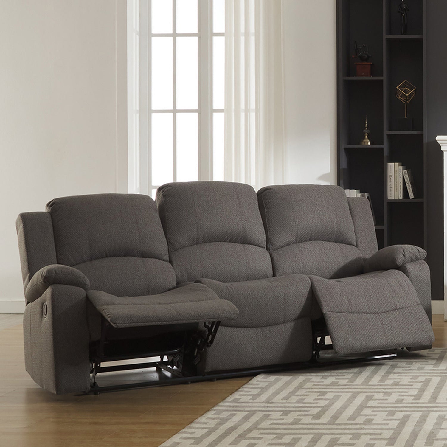 Marldon 3 Seat Electric Reclining Sofa | 3 | Dark Grey