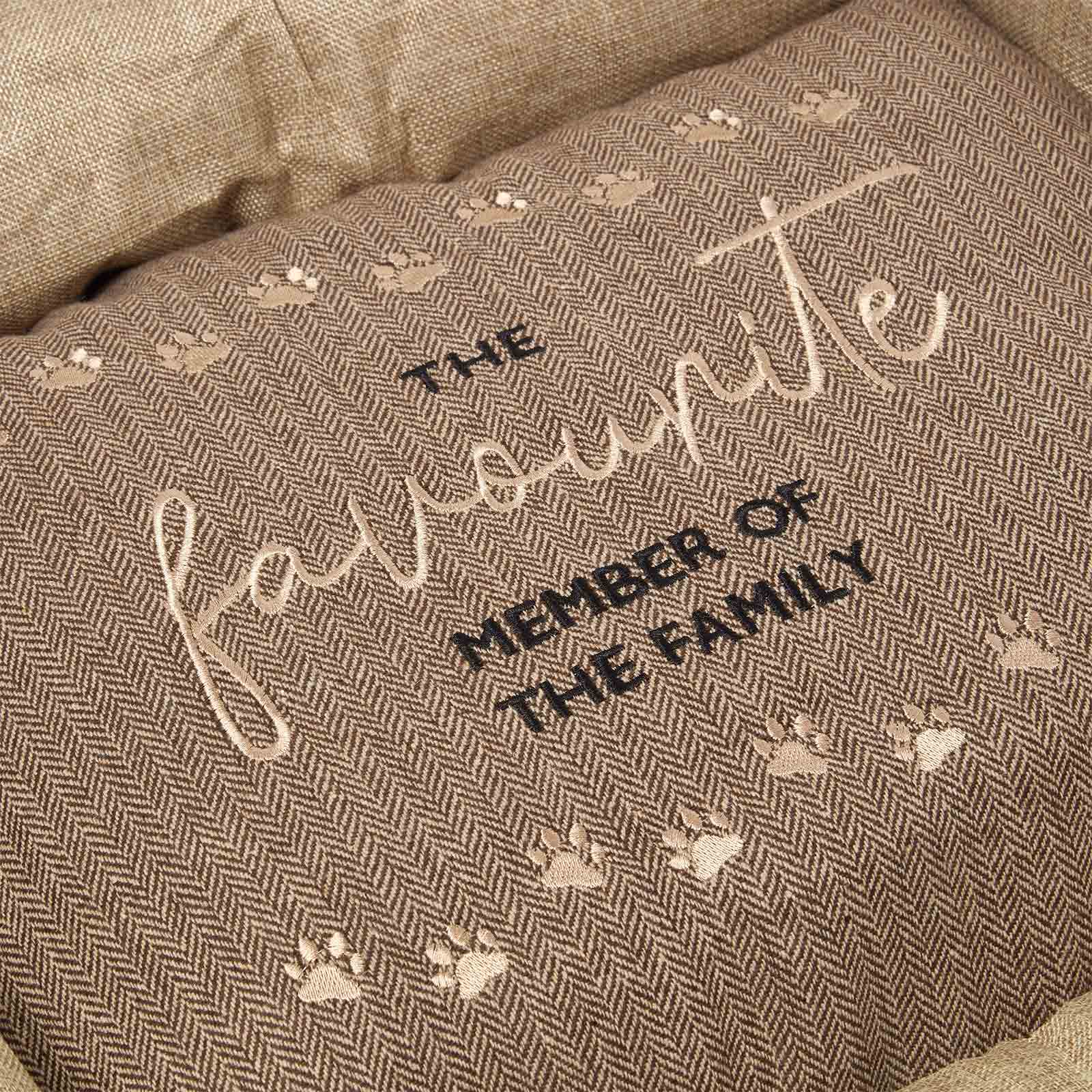 Woven Favourite Pet Bed | Large | Beige