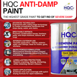 Anti Damp Paint - Damp Proof For Interior Walls & Ceilings | 1L | Magnolia