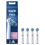 Pro Sensitive Clean X-filaments Toothbrush Replacement Heads, Pack Of 4