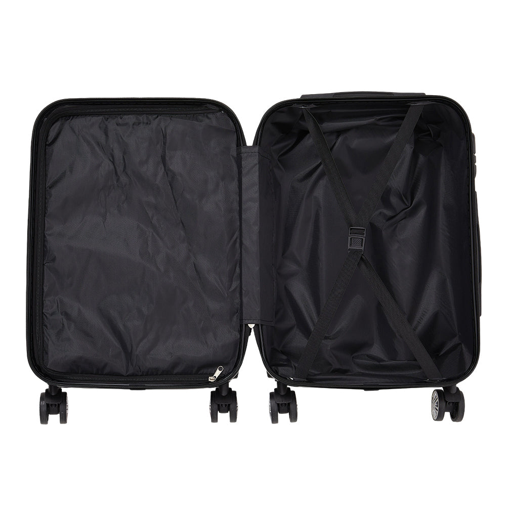 20 Inch Hard Shell Travel Suitcase | Black