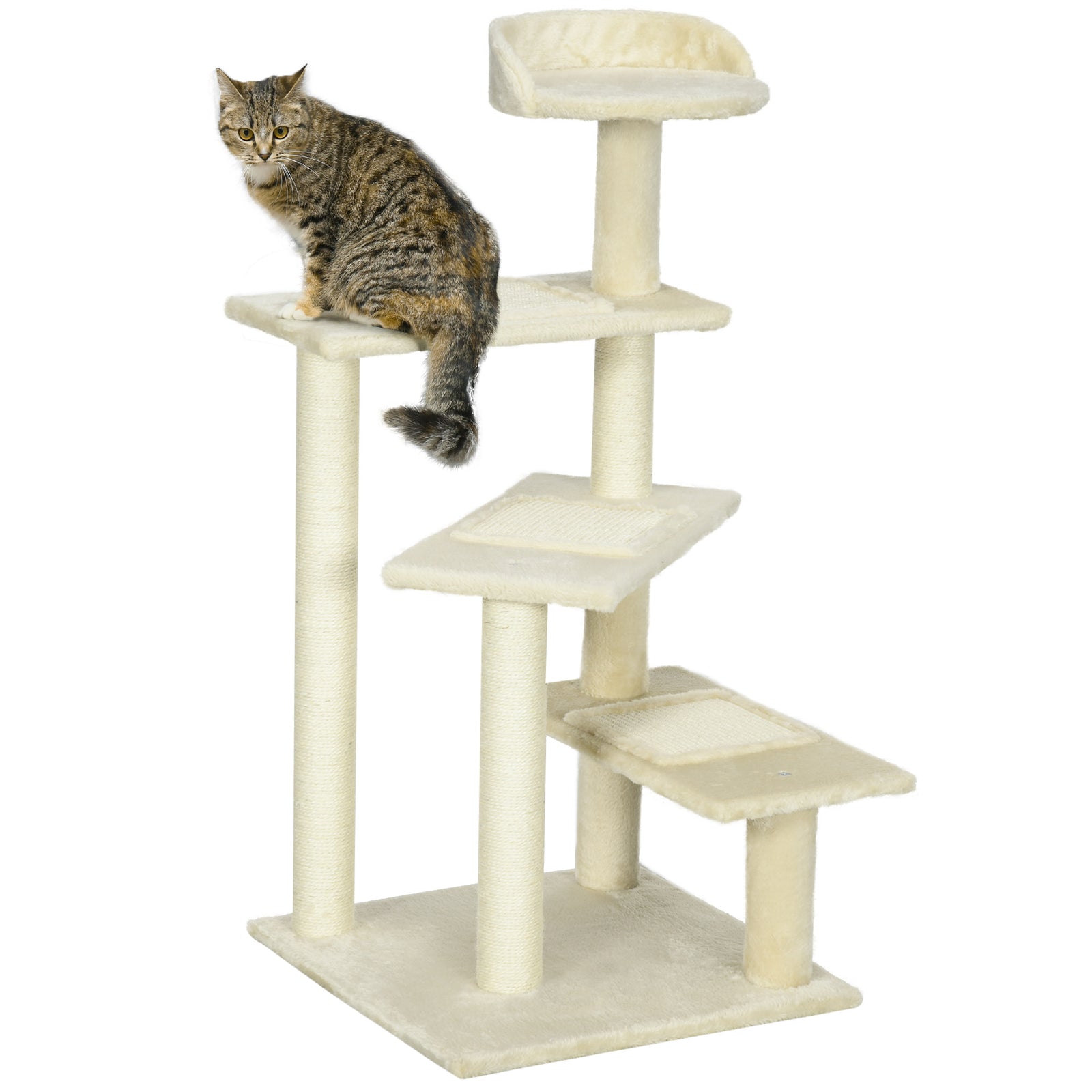 Cat Tree Scratcher, Climbing Post, Kitten Pets Scratching Furniture Tower