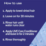 Live Ultra Brights Semi-permanent Hair Dye, P121 Denim Steel 3pk