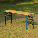 Foldable Wooden Height Adjustable Garden Dining Table