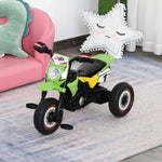 Toddler Pedal Tricycle Ride-on Learning Music Lights 18-36 Months | Green