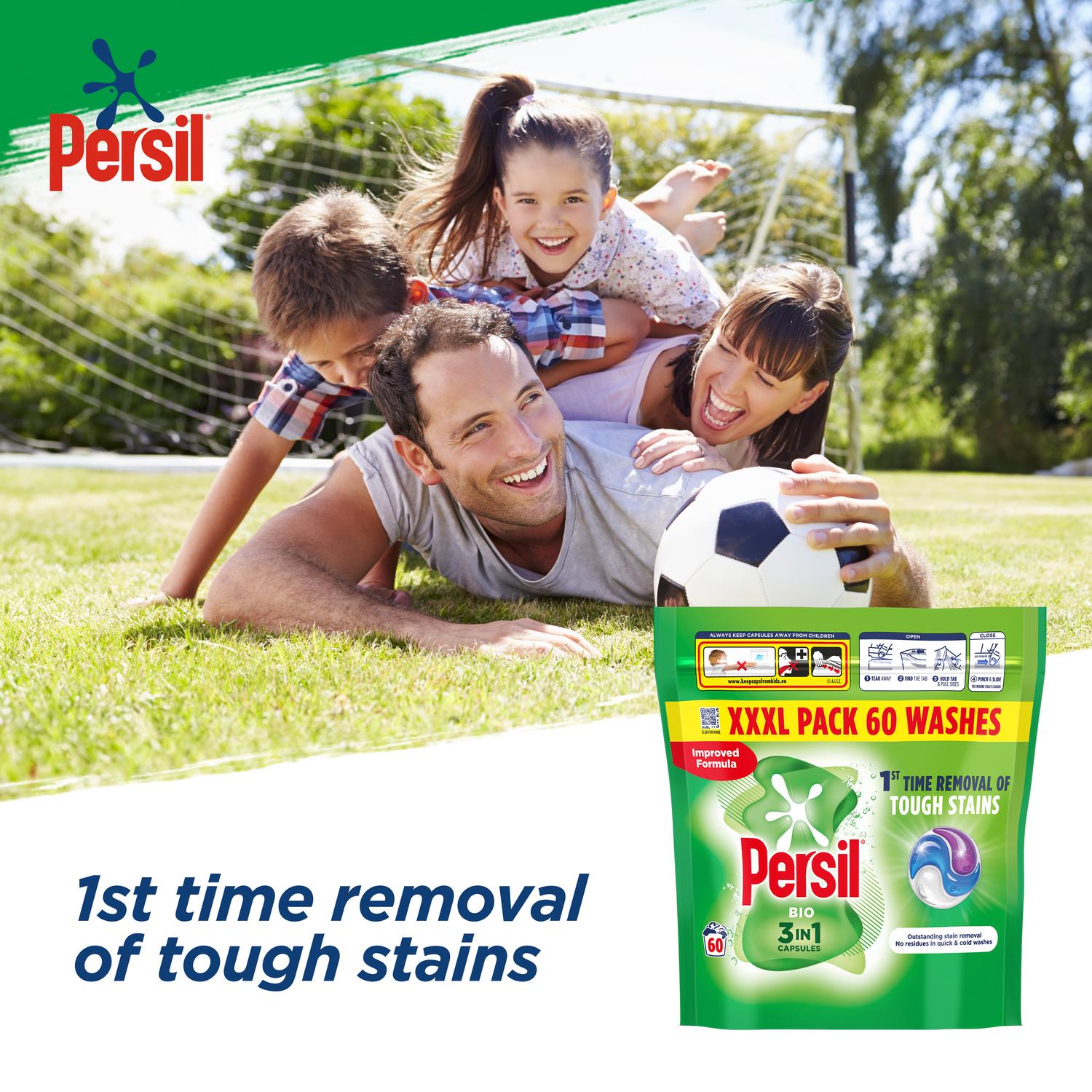 Xxxl 3in1 Laundry Washing Capsules Bio W/ Lasting Freshness | Set-of-4