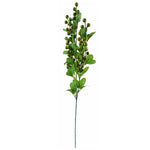 70cm Artificial Pink Carnation Display Glass Vase