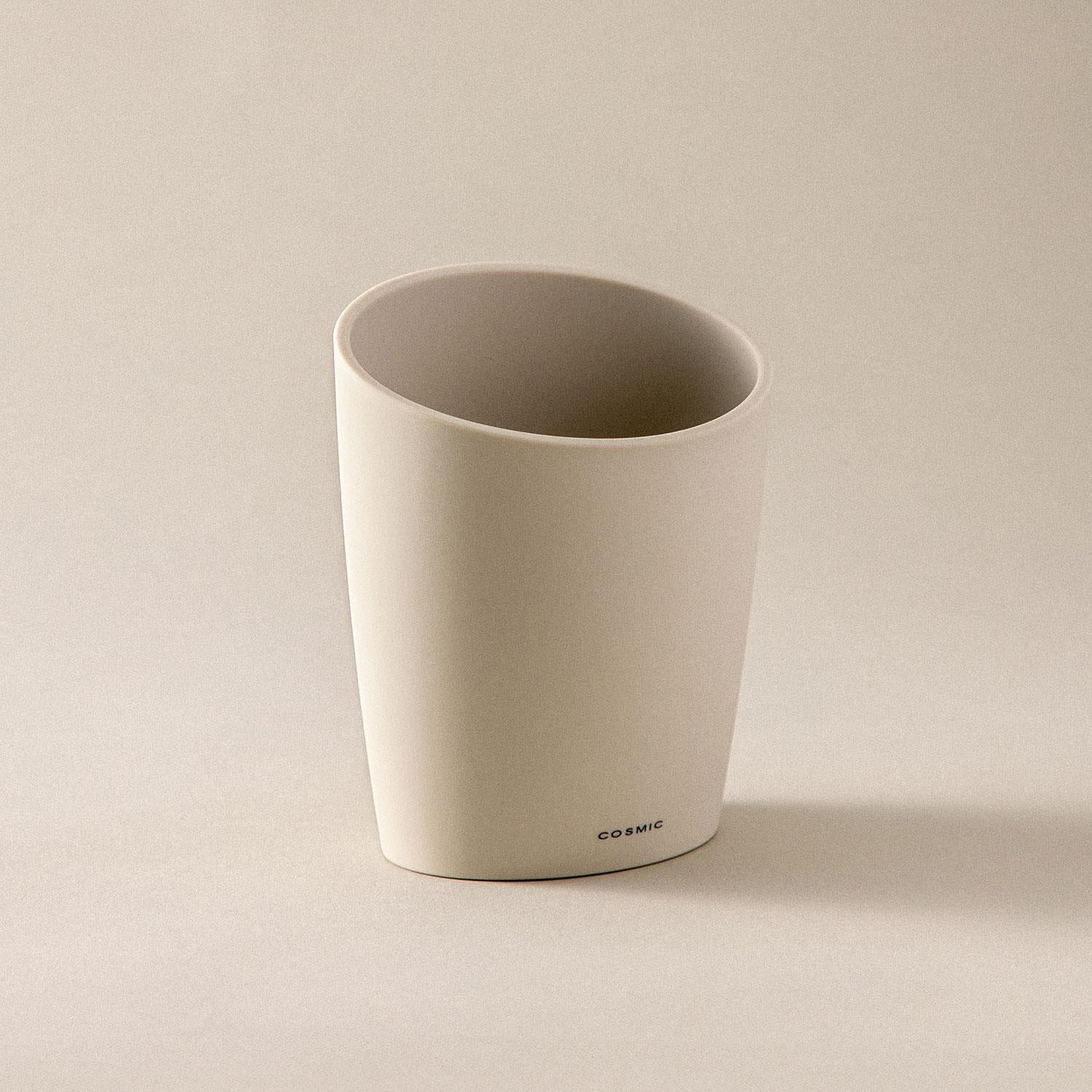 Toothbrush Holder, Matt Stone Unique Design Soft Finish, Saku Collection