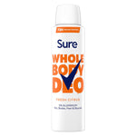 Women Fresh Citrus Whole Body Deodorant Spray Aluminium Free 150ml | Set of 3
