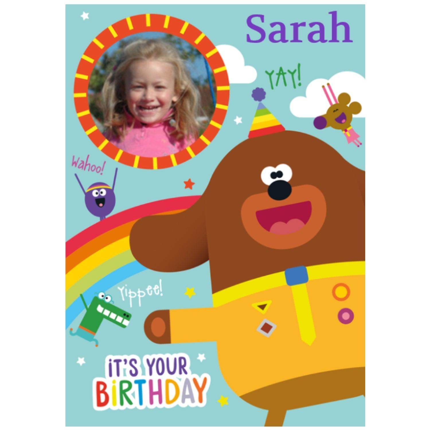 Personalised Photo Birthday Card Official Product