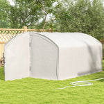 Walk-in Polytunnel Greenhouse W/ Pe Cover 4x3x2m