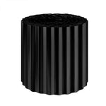 Black Metal Corrugated Metal Lawn Edging Garden Border Roll | 6m | Black