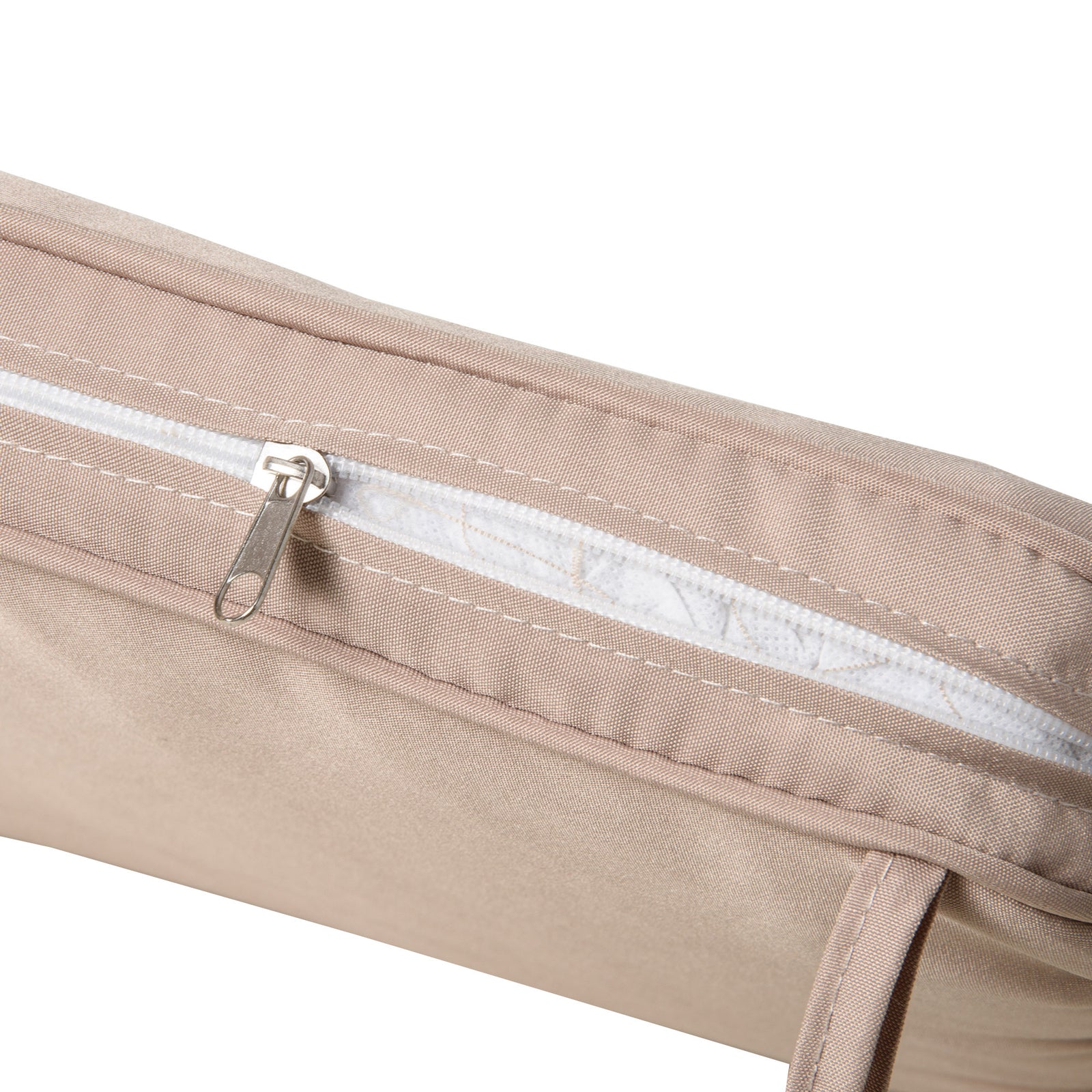 2-seater Bench Cushion Polyester Cover Seat Pad Replacement | Beige