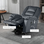 Lift Chair W/ Vibration Massage Heat Assembly | Gray