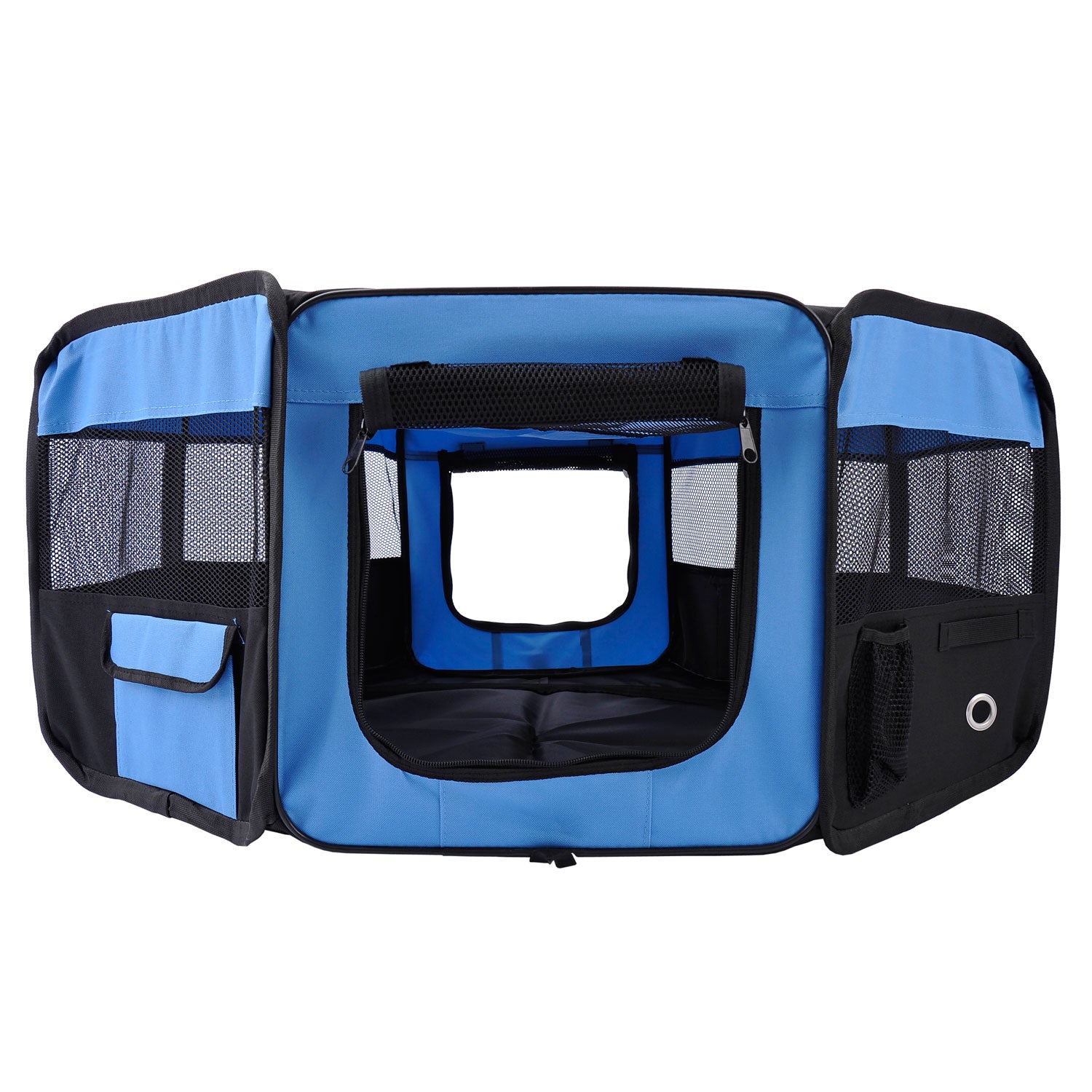 Fabric Pet Puppy Dog Cat Rabbit Pig Guinea Playpen Play Pen Run | Blue