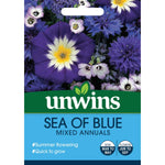 Sea Of Blue Mixed Annual Seeds | 350 Seeds