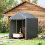 1.2 X 1.8m Portable Garden Shed For Motorbikes, Garden Tools