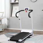 1-10km/h Folding Treadmill Home Running Fitness Machine | White