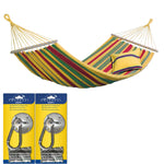 Amazonas Aruba Post Perfect Single Spreader Bar Hammock Hanging Set Vanillia