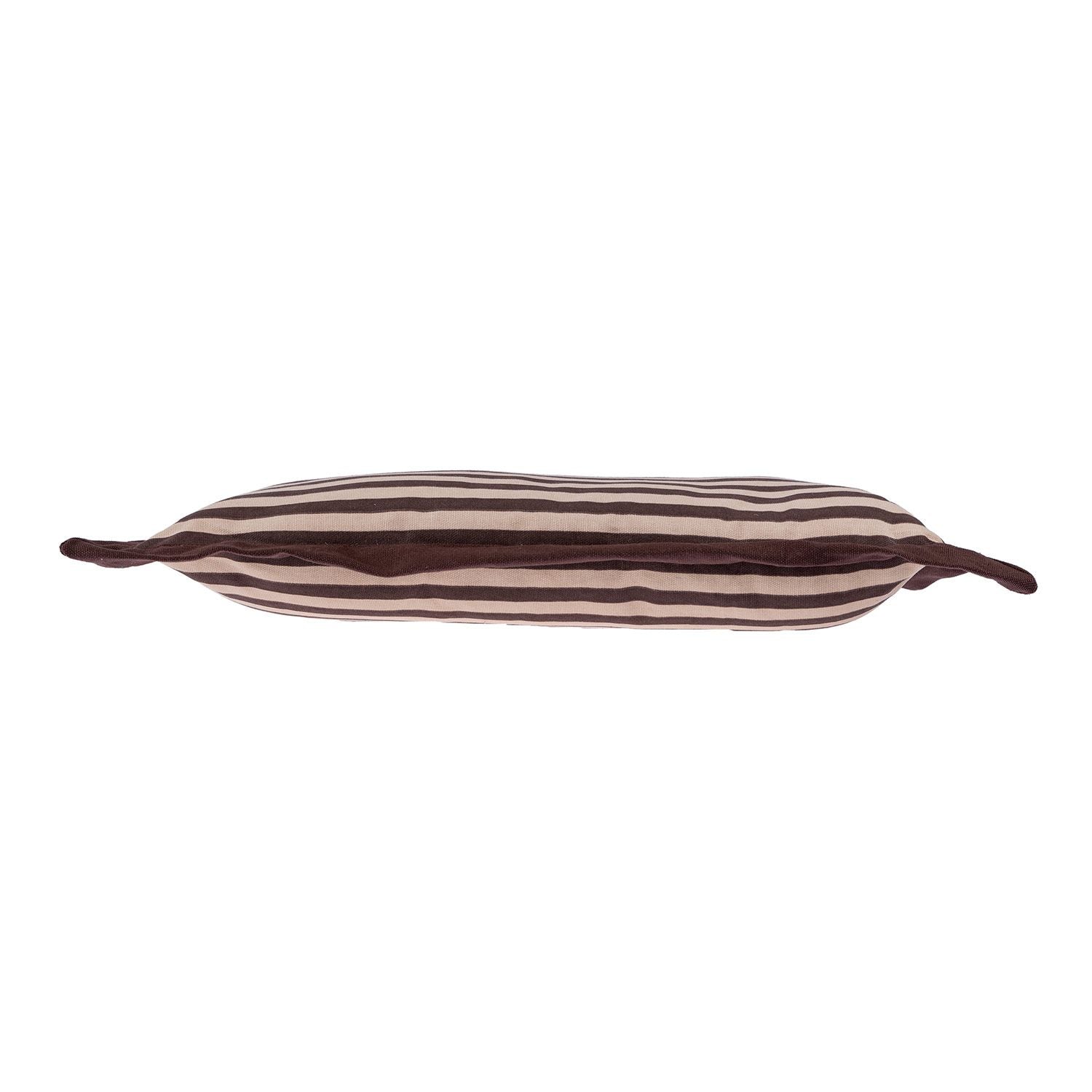 Striped Chair Seat Pad | 40cm x 40cm | Chocolate Brown