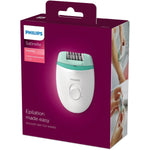 Bre224/00 Satinelle Essential Corded Compact Epilator | White