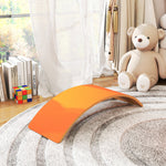 Wooden Balance Board For Kids, Wobble Board With Felt | Orange