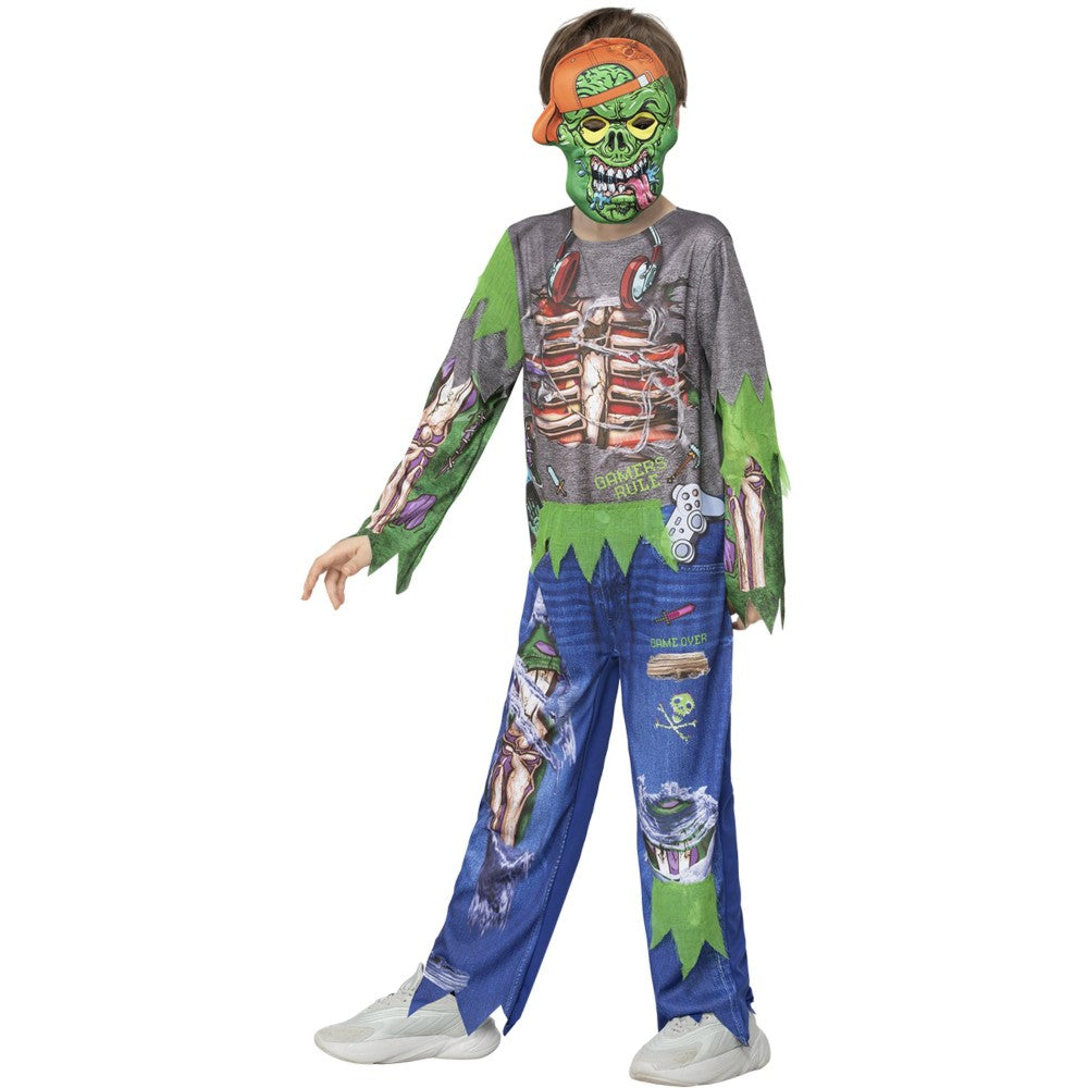 Zombie Gamer Costume | Age 7-9