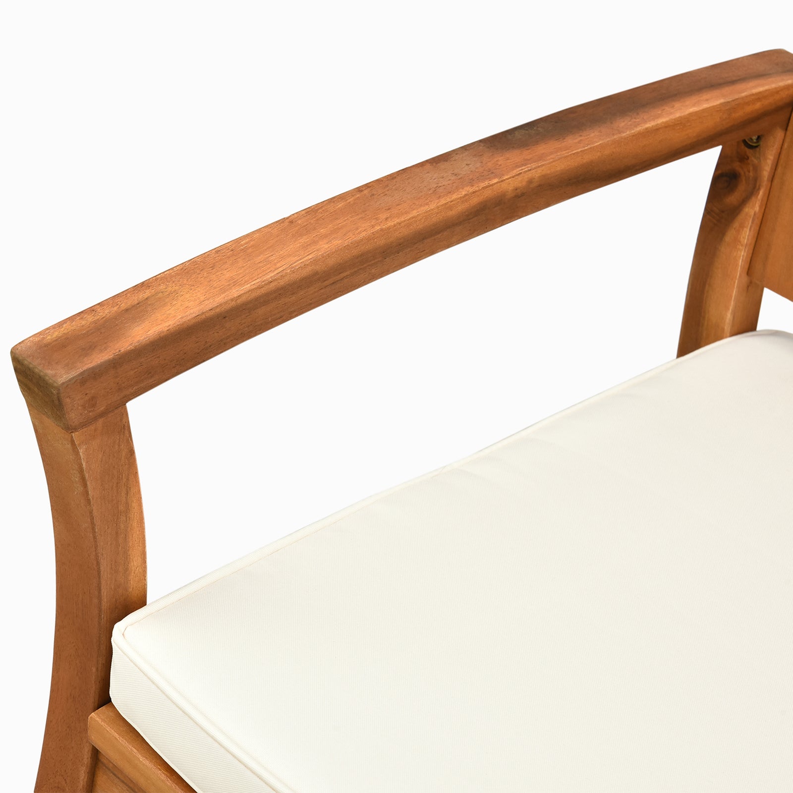 Garden Slat Acacia Rocking Chair Indoor/outdoor