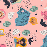 2 Sheets & 2 Tags Birthday Wrapping Paper