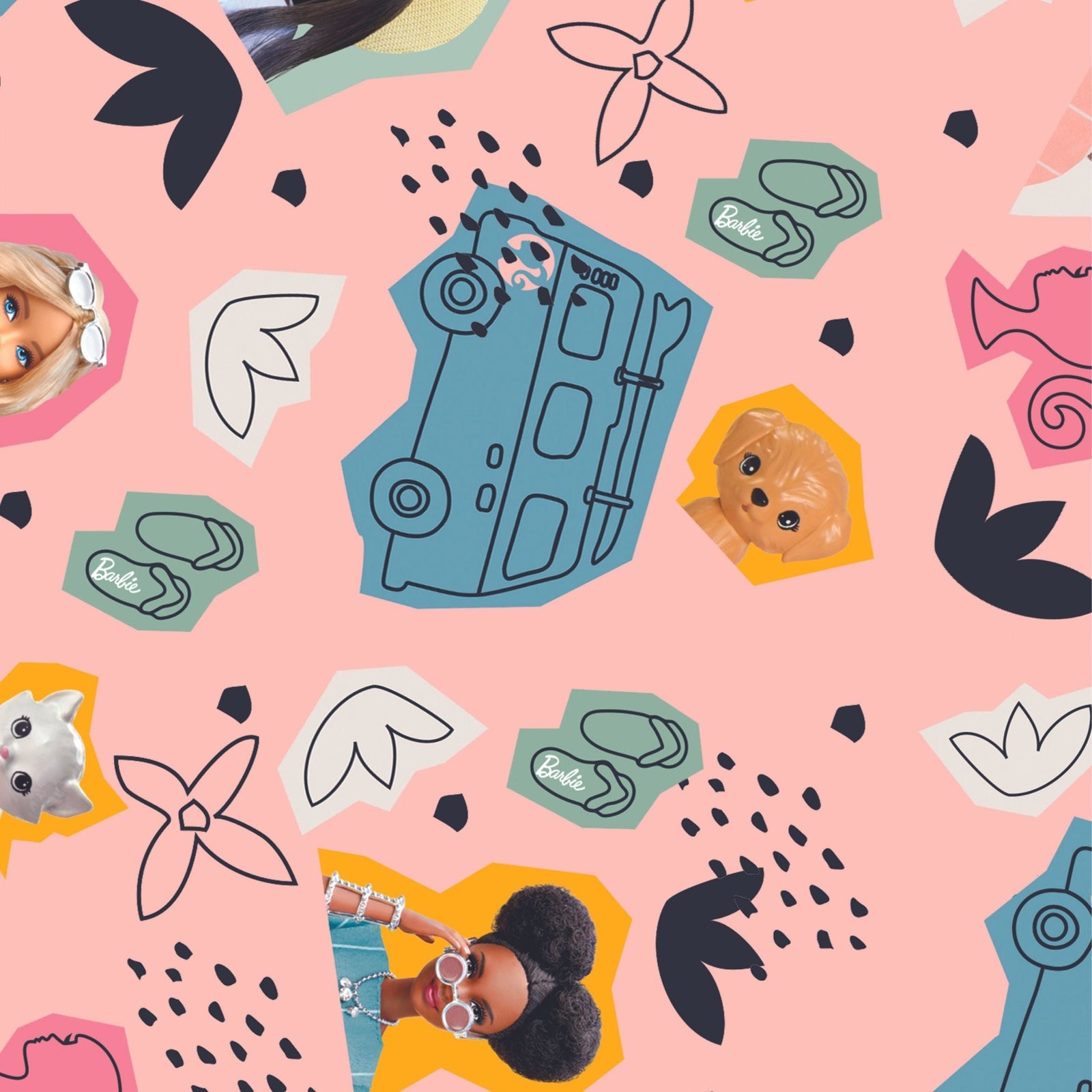 2 Sheets & 2 Tags Birthday Wrapping Paper