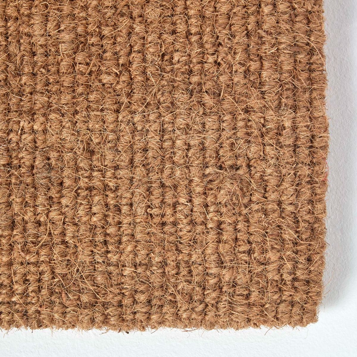 HOMESCAPES Red Admiral Butterfly Coir Non-slip Door Mat