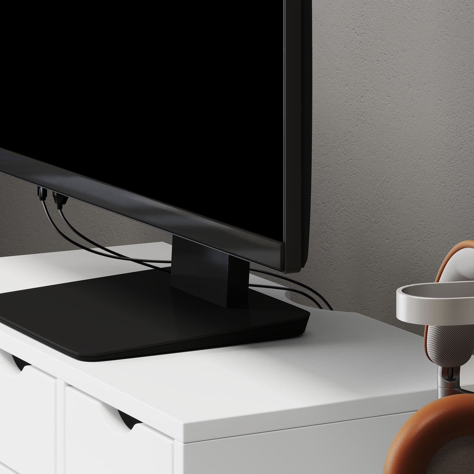 Monitor Stand Riser With 3 Drawers For Laptop, Computer