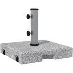 28kg Granite Parasol Base W/ Wheels & Handle