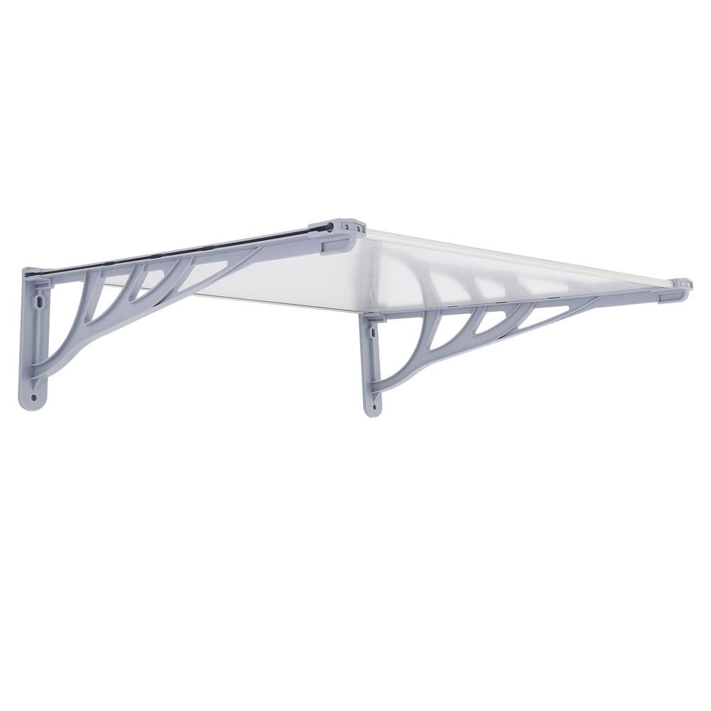 150cm W X 90cm D X 28cm H Door Window Awning Canopy Rain Cover