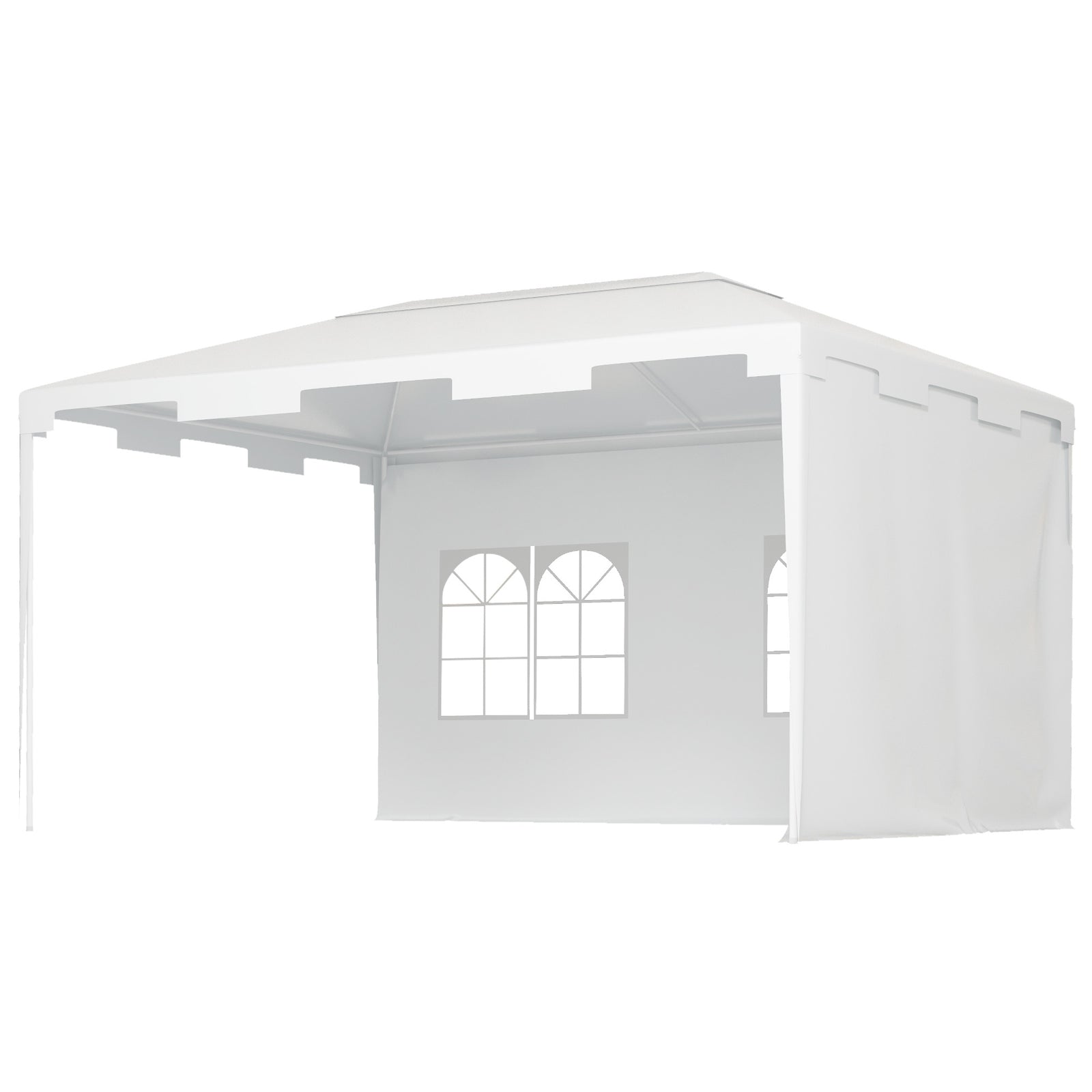 Party Tent Waterproof Garden Gazebo Canopy Cover Shade | Cream