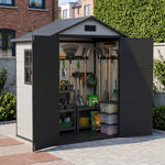 Breeins 6 X 4 Ft Garden Plastic Storage Shed