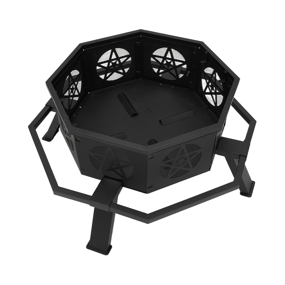Heavy Duty Wood Burning Octagonal Fire Pit