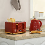 Kettle And Toaster Set 1.7l Boil Kettle And 4 Slice Toaster | One Size