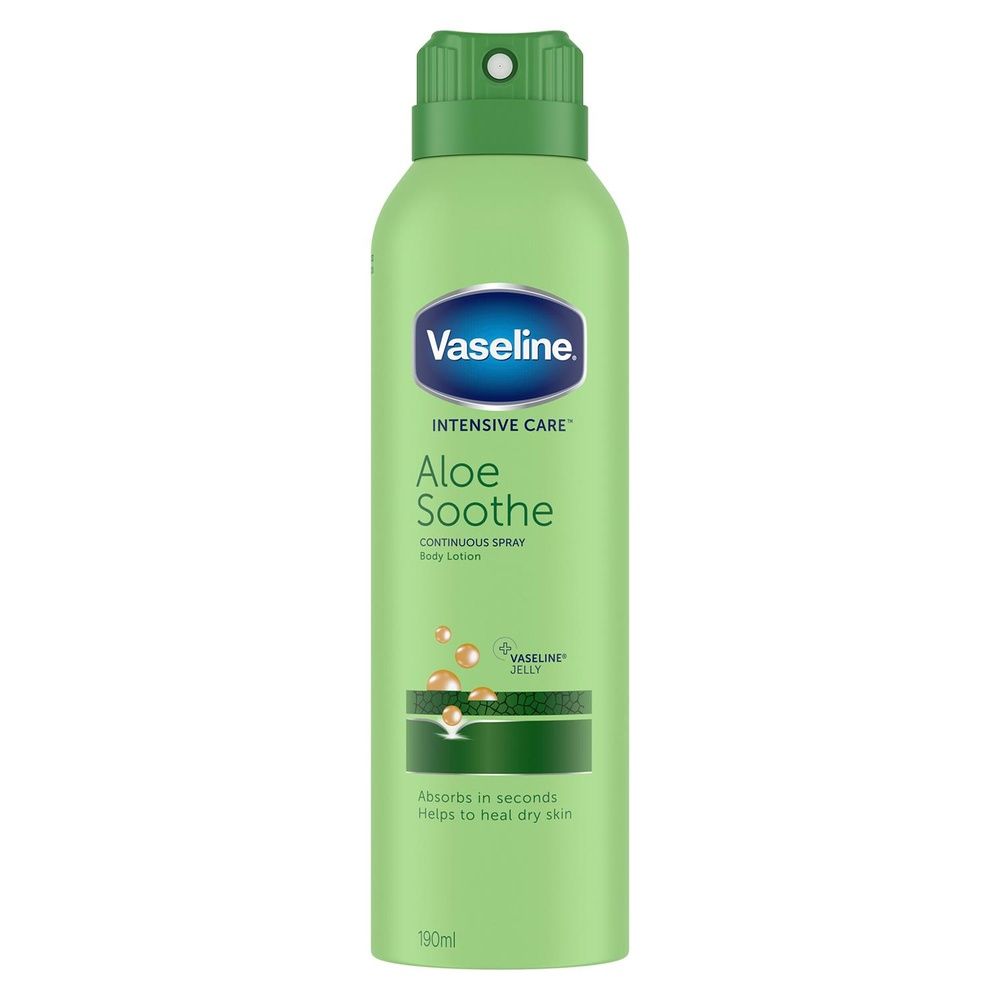 Intensive Care Spray Body Moisturiser Aloe Soothe 190ml | Set-of-9