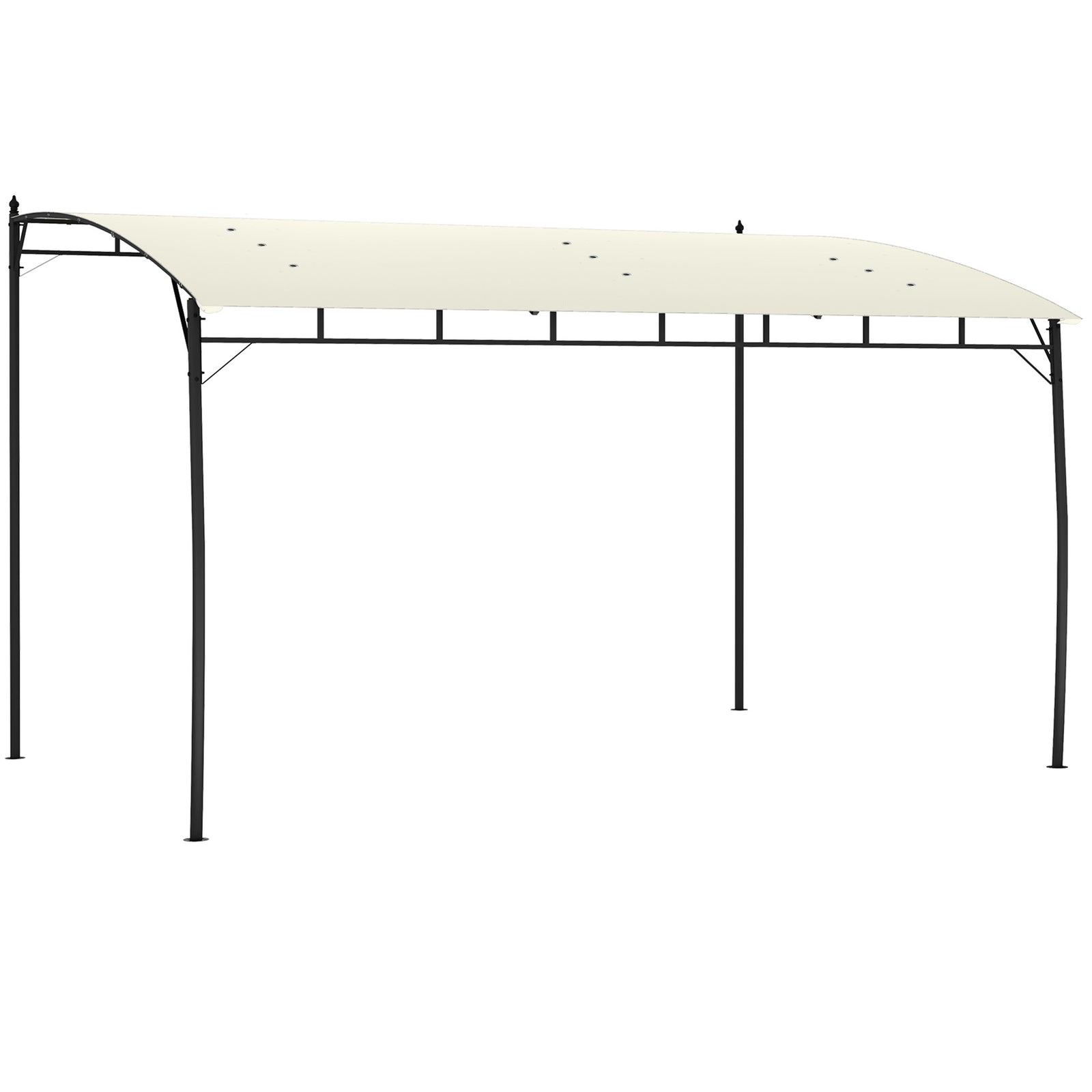 3 X 4m Metal Pergola, Outdoor Gazebo Uv-resistant